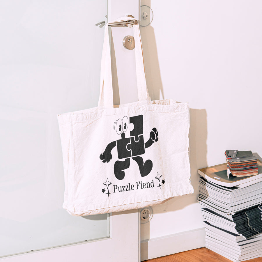 Puzzle Fiend Tote Bag