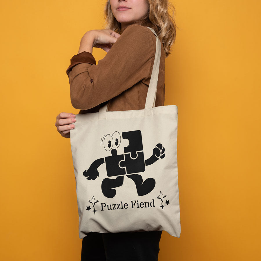 Puzzle Fiend Tote Bag image 3