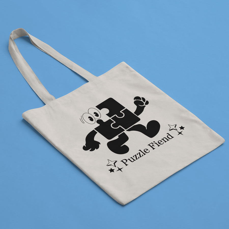 Puzzle Fiend Tote Bag